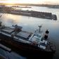 Grain is loaded aboard ships for export in Durban, Africa's busiest port, in this file photo.