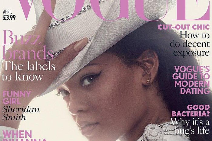 Rihanna covers Vogue UK April 2016 issue
