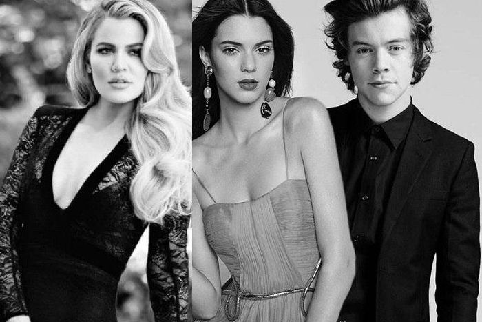 Khloe Kardashian, Kendall Jenner, Harry Styles