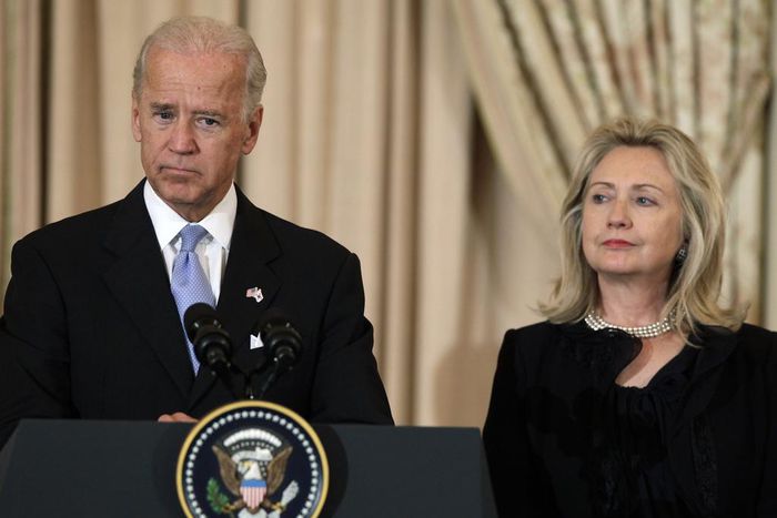 Joe Biden and Hillary Clinton.