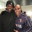 Kanu Nwankwo was a guest of Odion Ighalo at Vicarage Road as Watford held Chelsea to a goalless draw