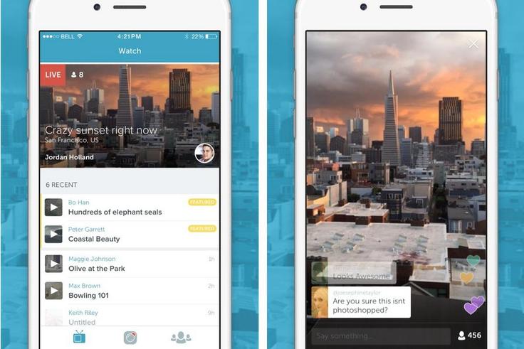 The Periscope app