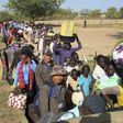 Civilians fleeing violence seek refuge at the UNMISS compound in Bor, capital of Jonglei state.