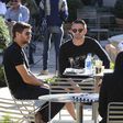 Steven Gerrard and Robbie Keane spotted in Beverly Hills in January 2016