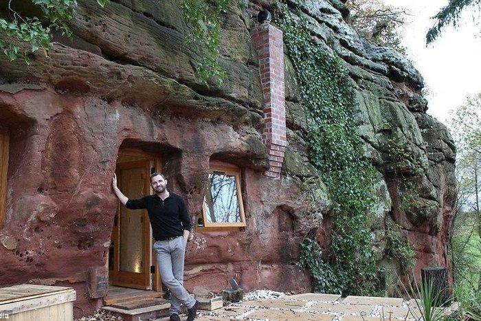 Cave-turned-luxurious holiday home