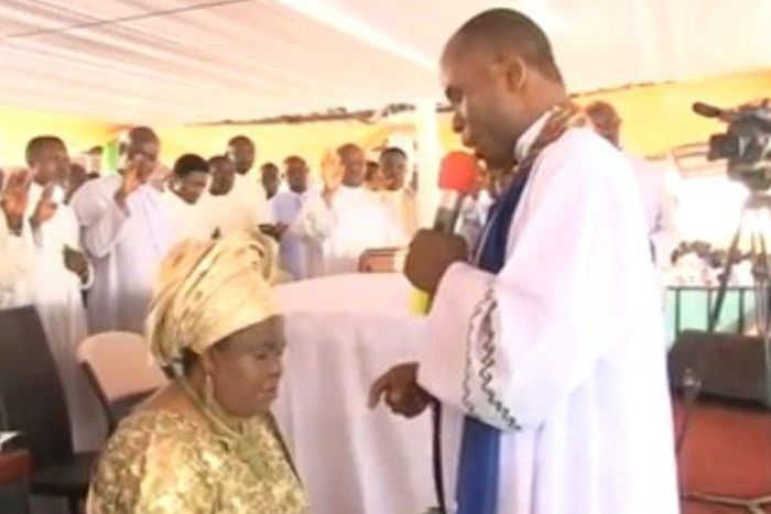 Mbaka praying for Patience Jonathan in November
