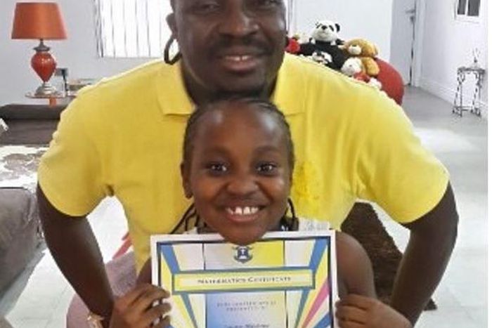 Ali Baba with his daughter