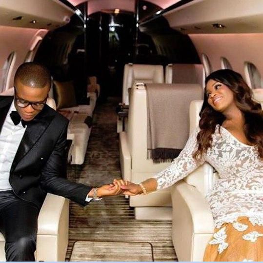 Toolz Oniru and Tunde Demuren's pre-wedding photo