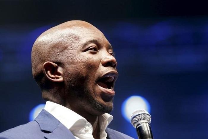 Mmusi Maimane, the first black leader of South Africa's opposition Democratic Alliance (DA) in a file photo. REUTERS/Mike Hutchings