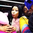 Nicki Minaj, Meek Mill and Murad Williams at a basketball game