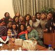 Nollywood actresses pose for picture with Fathia Balogun at her surprise dinner