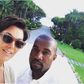 Kris Jenner and Kanye West