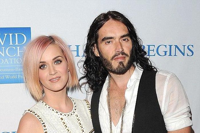 Russell Brand and ex wife Katy Perry