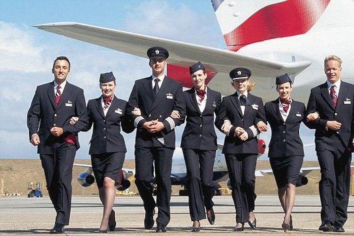 Female Cabin crew of the British Airways have won the war to wear Trousers