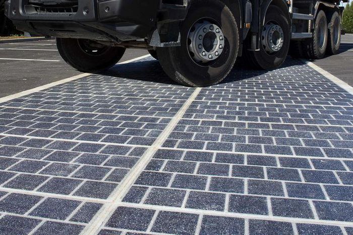 WattWay is a new 'solar road' being built by French transport giant Colas and the French government