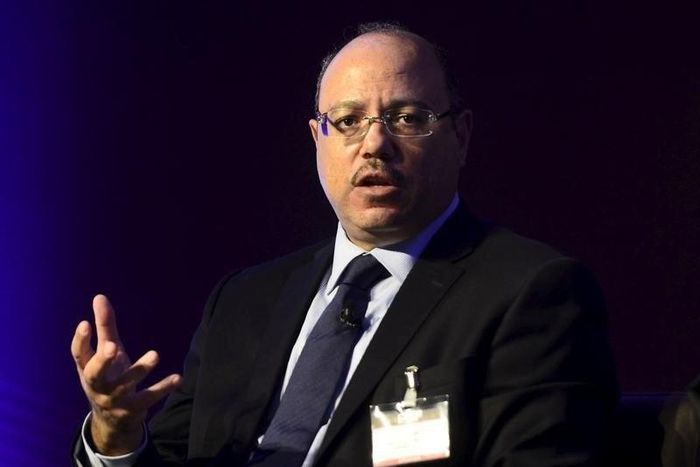 Egypt's Finance Minister Hany Kadry Dimian talks to the media during the Euromoney Conference in Cairo, Egypt September 7, 2015.    REUTERS/Mohamed Abd El Ghany