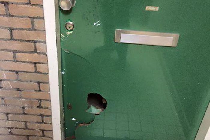 Police broke down singer's door after confusing singing with screaming