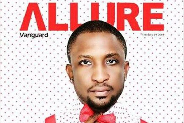 Darey Art-Alade on the cover of Vanguard Allure magazine