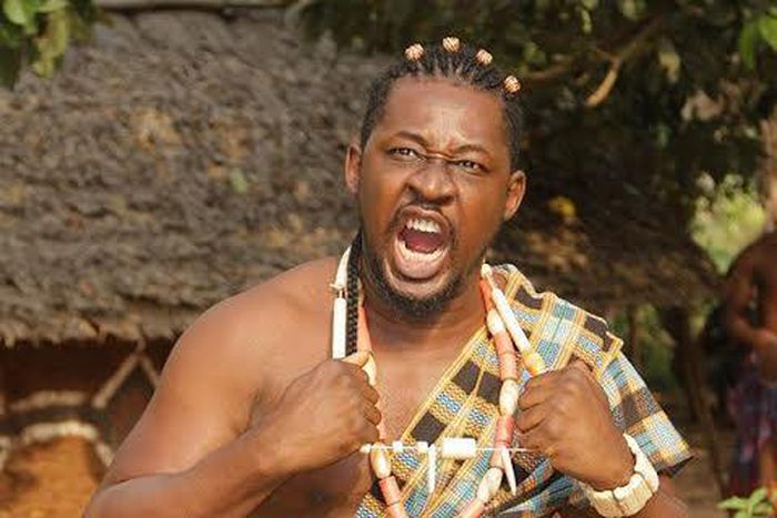 Daniel K Daniel on set of an upcoming Igbo film