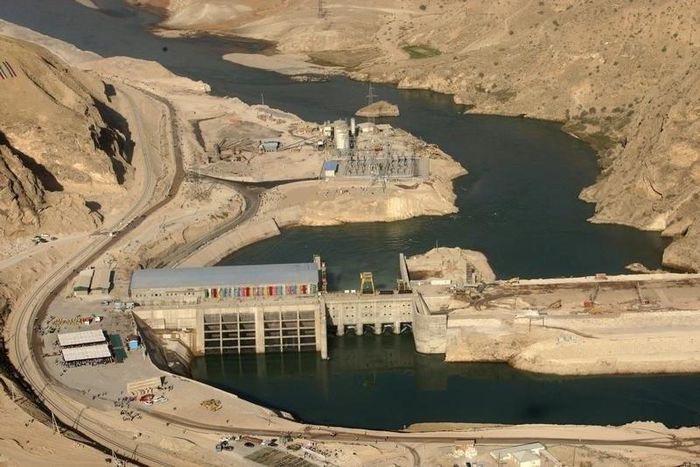 An aerial view of Sangtuda 2 Hydroelectric Power Plant on the Vakhsh river September 5, 2011. REUTERS/Stringer