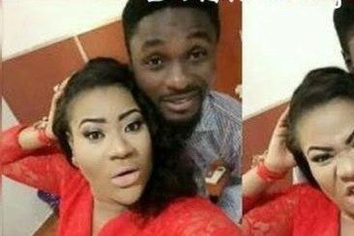 Adeniyi Johnson with actress Nkechi Sunday