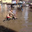 Commuting across the flooded streets of Alexandria was almost impossible.
