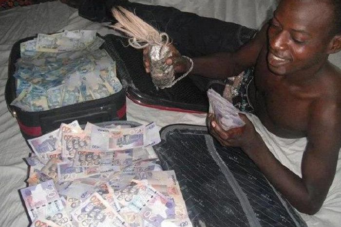 A typical Ghanaian money ritualist