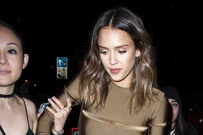 Jessica Alba in Balmain