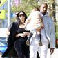 Kim, Kanye and North West go shopping