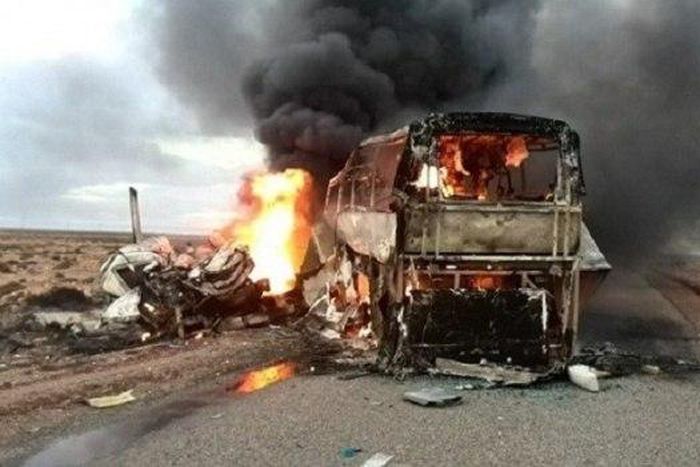 Thirty people killed in bus crash, several injured