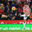 Osaze Odemwingie in action for Stoke City against Norwich