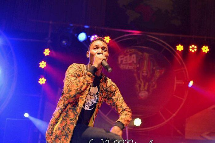 Solidstar performing at Felabration 2015.