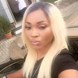 Mercy Aigbe shows off her platinum blonde hair