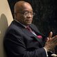 President of South Africa Jacob Zuma sits before he addresses attendees during the 70th session of the United Nations General Assembly at the U.N. headquarters in New York, September 28, 2015. REUTERS/Carlo Allegri