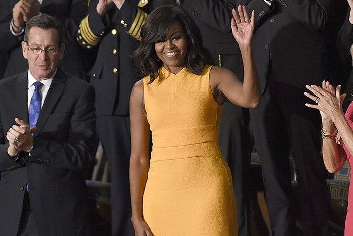 Michelle Obama in Narciso Rodriguez 2016