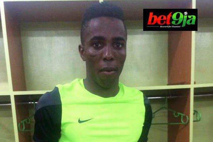 Chisom Chikatara with the matchball and Man of the Match award