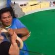 Woman bitten on the face by snake she attempts to kiss
