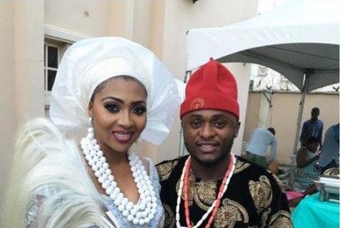 Photos from Ubi Franklin and Lilian Esoro's traditional rites