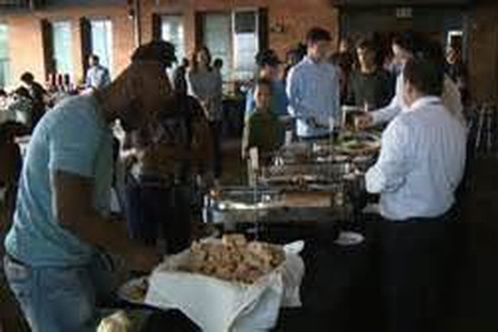 Canceled wedding reception turns to banquet for the homeless