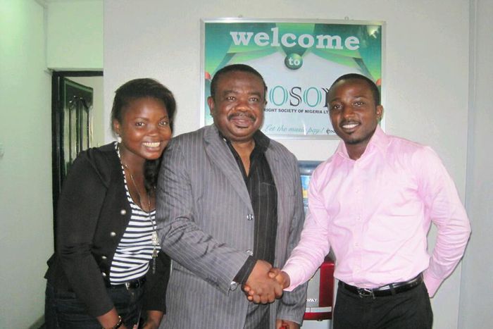 COSON President Chief Tony Okoroji, with AMAMN President Sijuade Adedokun