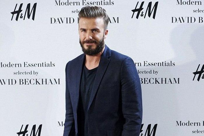 David looking smart casual