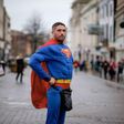 Man in superman costume goes viral after stopping robbery
