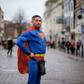 Man in superman costume goes viral after stopping robbery