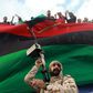 One of the members of the military protecting a demonstration against candidates for a national unity government proposed by U.N. envoy for Libya Bernardino Leon, is pictured in Benghazi, Libya October 23, 2015. REUTERS/Esam Omran Al-Fetori