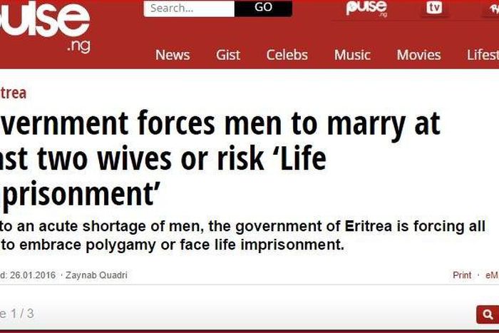 Polygamy story refuted by the government