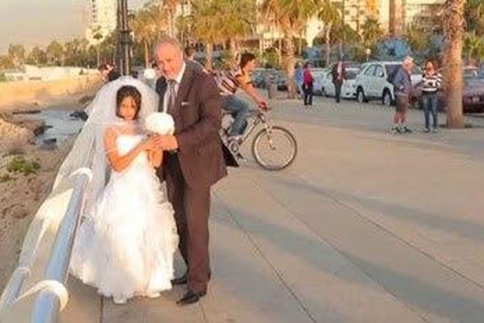 Outrage as middle-aged man weds a 12-yr-old girl by the sea