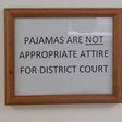 Judge goes viral after banning people from wearing pyjamas in court