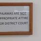 Judge goes viral after banning people from wearing pyjamas in court
