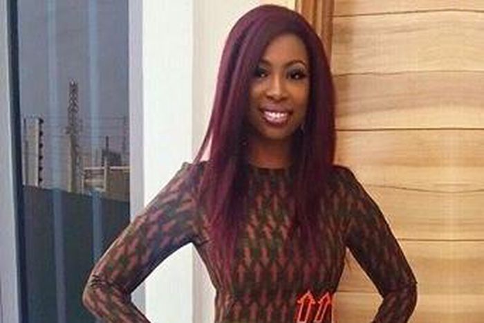 Bolanle Olukanni in a look from Lisa Folawiyo Autumn/Winter 2015 collection