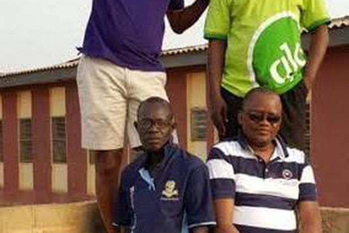 The four men 40 years ago